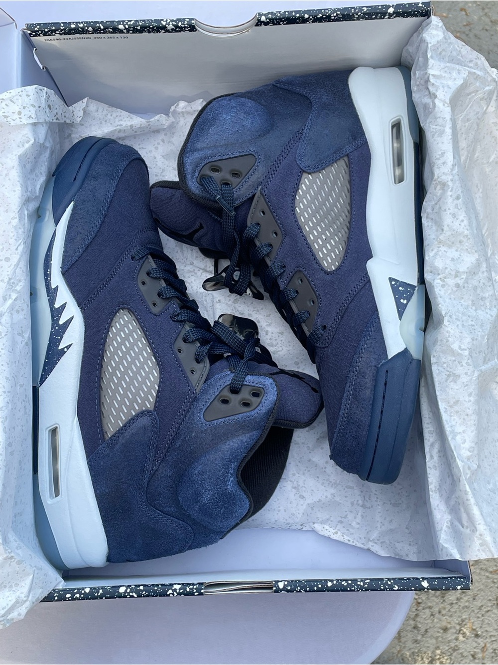 VNDS Jordan 5 Midnight Navy Size 10.5, OG All With Box. Worn 1x 🔥🔥